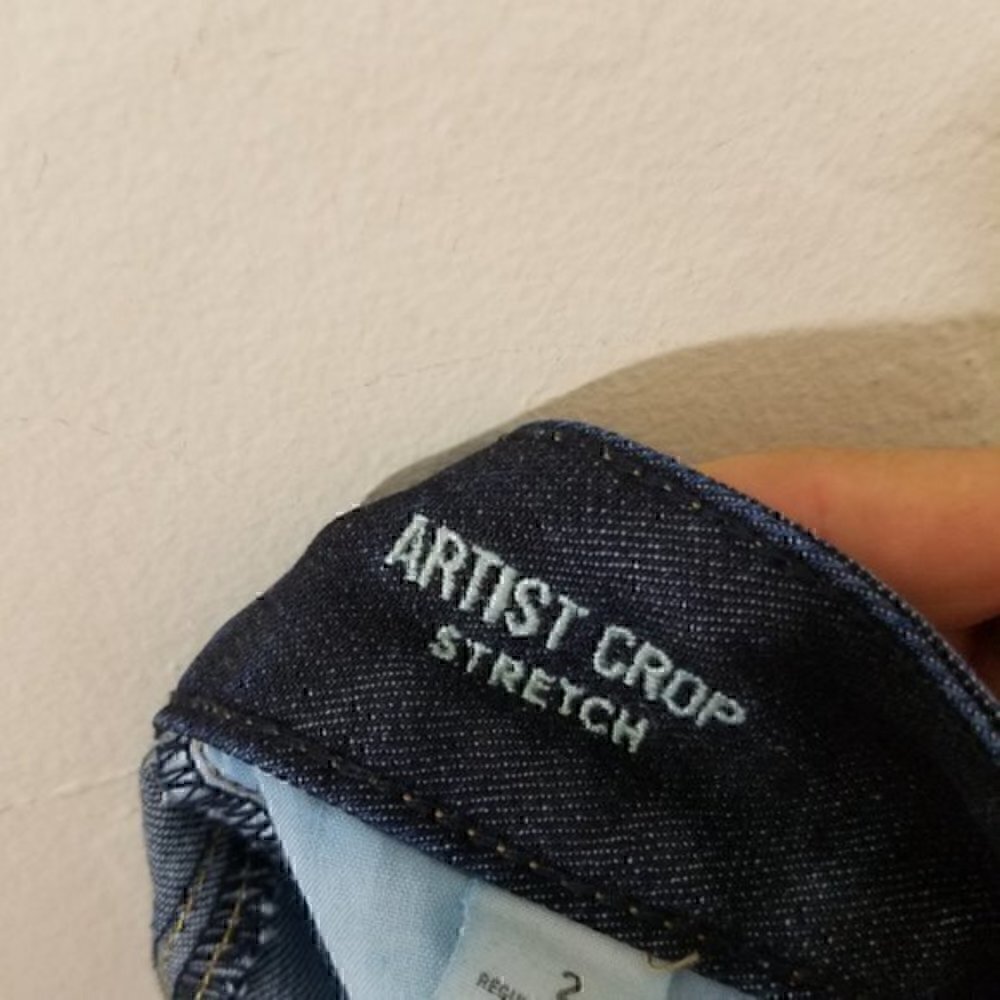 American Eagle Artist Crop Stretch Jeans Size 2 - Picture 6 of 7